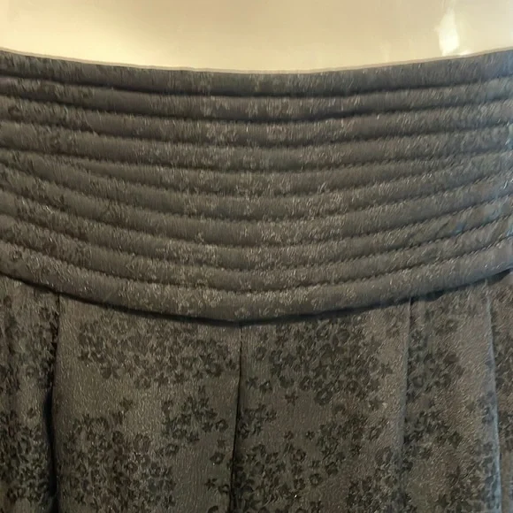 REBECCA TAYLOR High Elastic Back Waist Wide Leg Ankle Pant Crop Pant SILK 6 NWOT - Picture 4 of 15